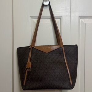 Michael Kors Brown and Tan Purse